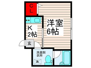 グランシャレー梅島Ⅲの物件間取画像